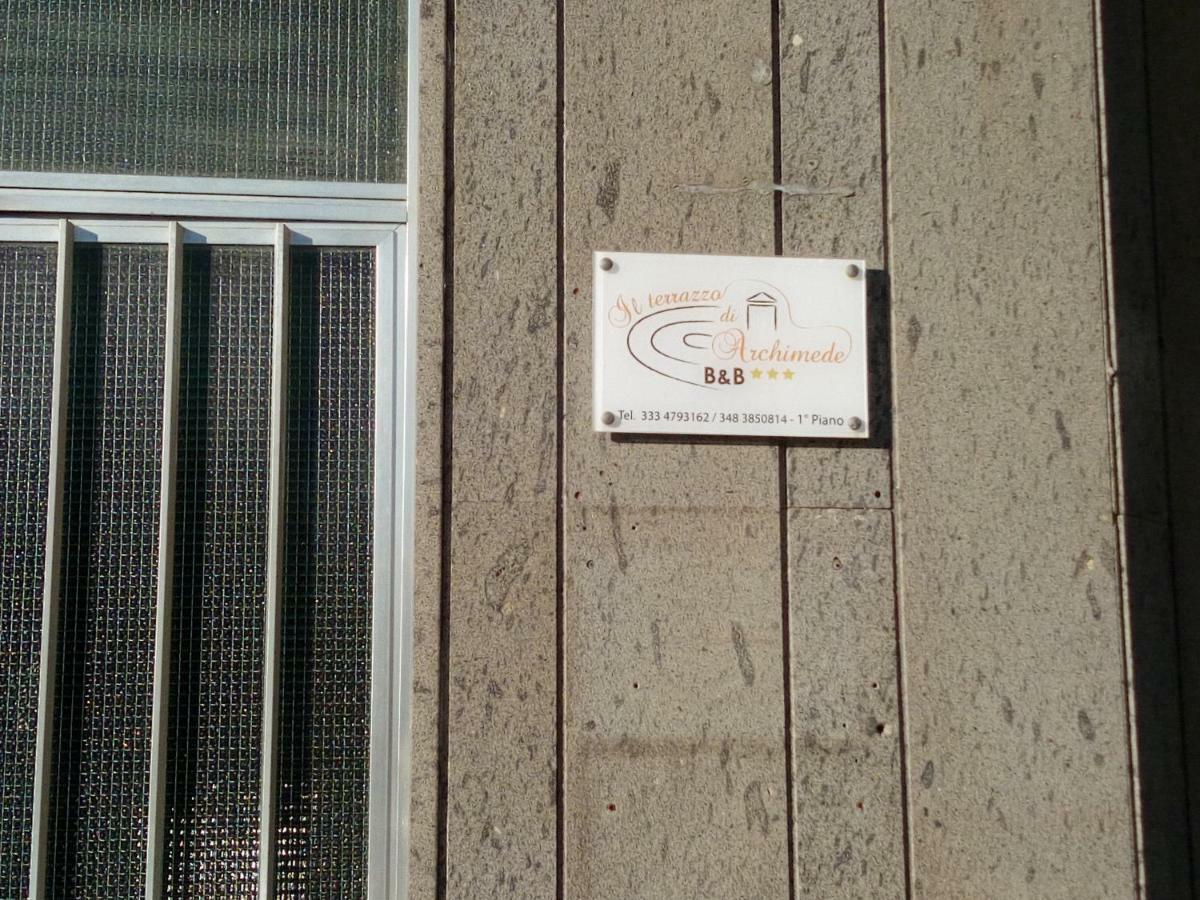 Affittacamere Il Terrazzo Di Archimede Syracuse Exterior foto